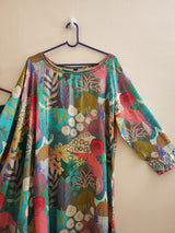 Co-ord set with one side kaftan. Dhoti pant and kurti set - Neel Creations By Saanvi