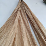 Gold crush dupatta stole. Long neck wrap - Neel Creations By Saanvi