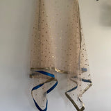 Gold Indian Wedding Dupatta long net embroidered scarf Punjabi dress dupattas with embroidery for festival chunni lehenga stole - Neel Creations By Saanvi