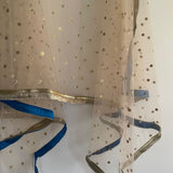 Gold Indian Wedding Dupatta long net embroidered scarf Punjabi dress dupattas with embroidery for festival chunni lehenga stole - Neel Creations By Saanvi