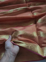 Indian dupatta Dupion Cotton Silk Chanderi dupatta. - Neel Creations By Saanvi