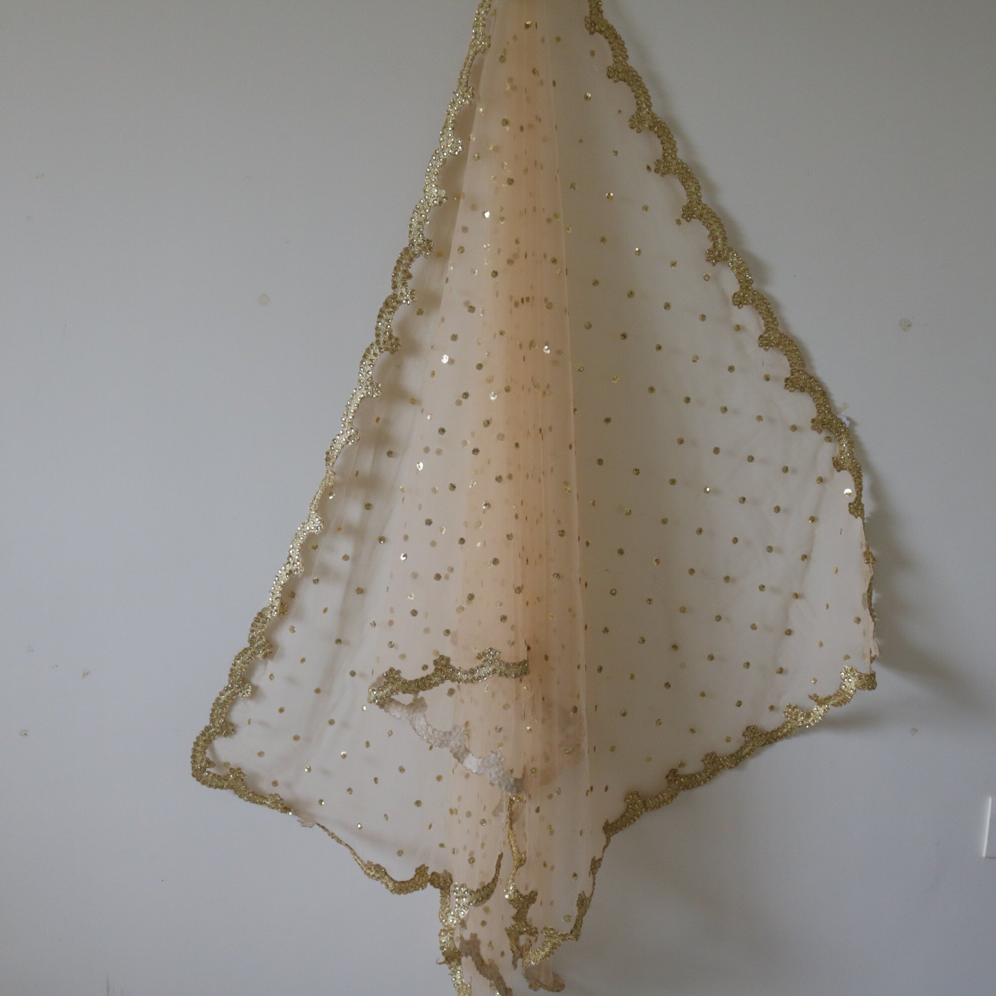 Indian dupatta pastel colored net dupatta for wedding party wear. Designer fancy dupattas for brides. - Neel Creations By Saanvi