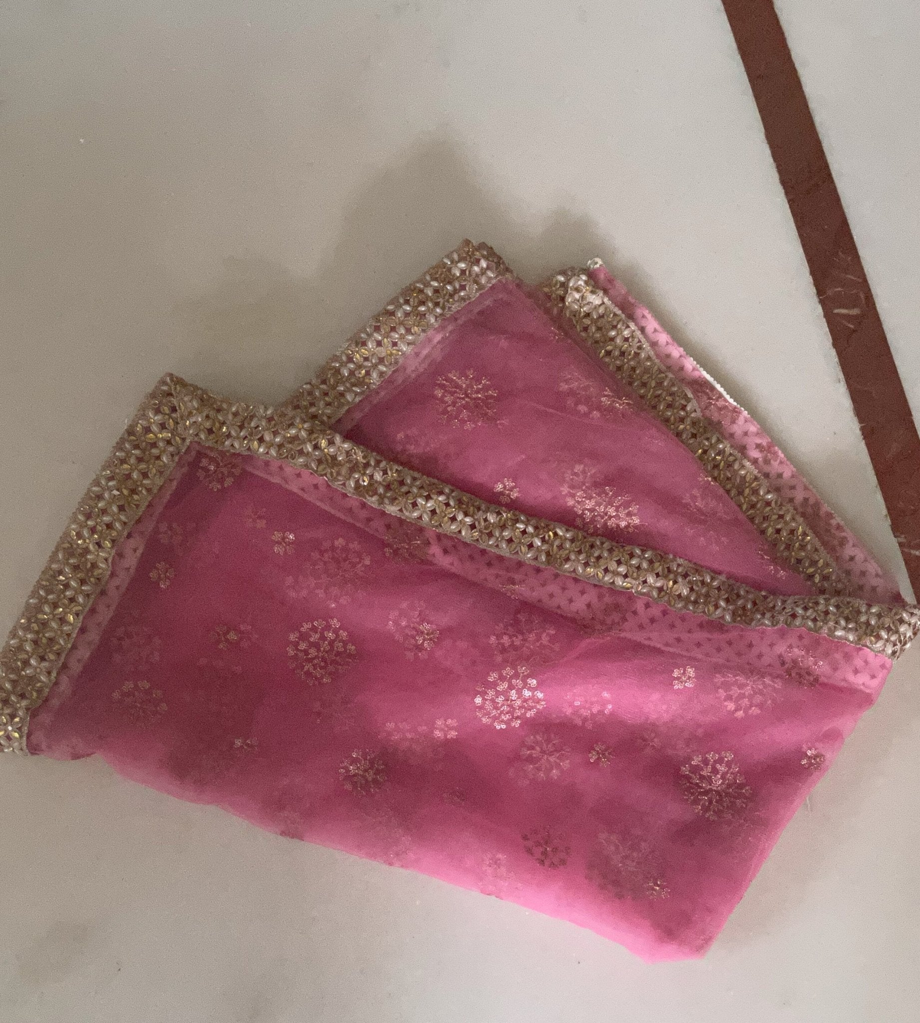 Indian Wedding Dupatta long net embroidered scarf Punjabi dress dupattas with embroidery for festival chunni lehenga stole - Neel Creations By Saanvi