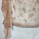 Indian Wedding Dupatta long net embroidered scarf Punjabi dress dupattas with thread and sequin embroidery for festival chunni lehenga stole - Neel Creations By Saanvi