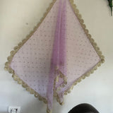 Indian Wedding Dupatta long net embroidered scarf Punjabi dress dupattas with zari embroidery for festival chunni lehenga stole - Neel Creations By Saanvi