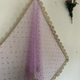 Indian Wedding Dupatta long net embroidered scarf Punjabi dress dupattas with zari embroidery for festival chunni lehenga stole - Neel Creations By Saanvi