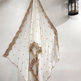 Sheer dupatta Indian Wedding Dupatta long Sheer georgette embroidered scarf Punjabi dress dupattas for festival chunni lehenga stole - Neel Creations By Saanvi