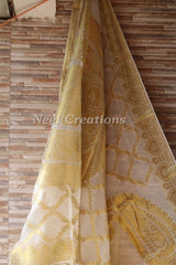 White Indian Wedding Dupatta long scarf Punjabi dress dupattas with zari embroidery for festival chunni lehenga stole - Neel Creations By Saanvi